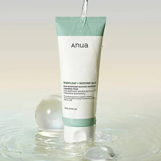 Anua - Heartleaf Succinic Moisture Cleansing Foam - 150ml