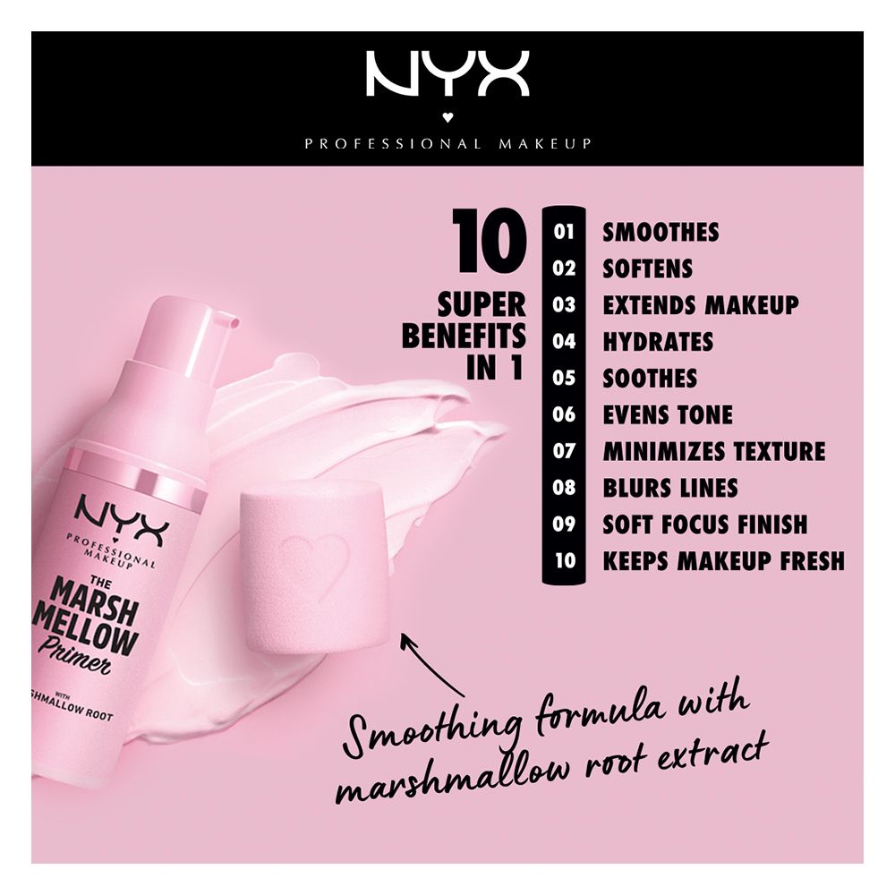 Nyx -  Professional Makeup Marshmellow Smoothing Primer - 30ML
