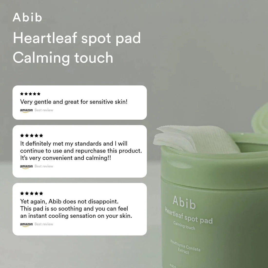 Abib - Heartleaf Spot Pad Calming Touch - 80pads